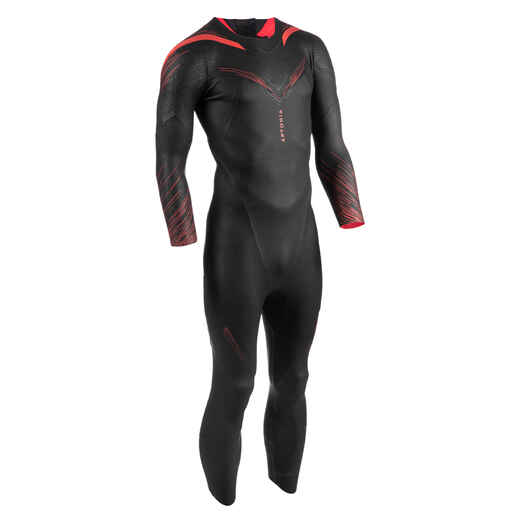 
      MEN'S NEOPRENE LD TRIATHLON WETSUIT FOR SWIMMING - BLACK
  