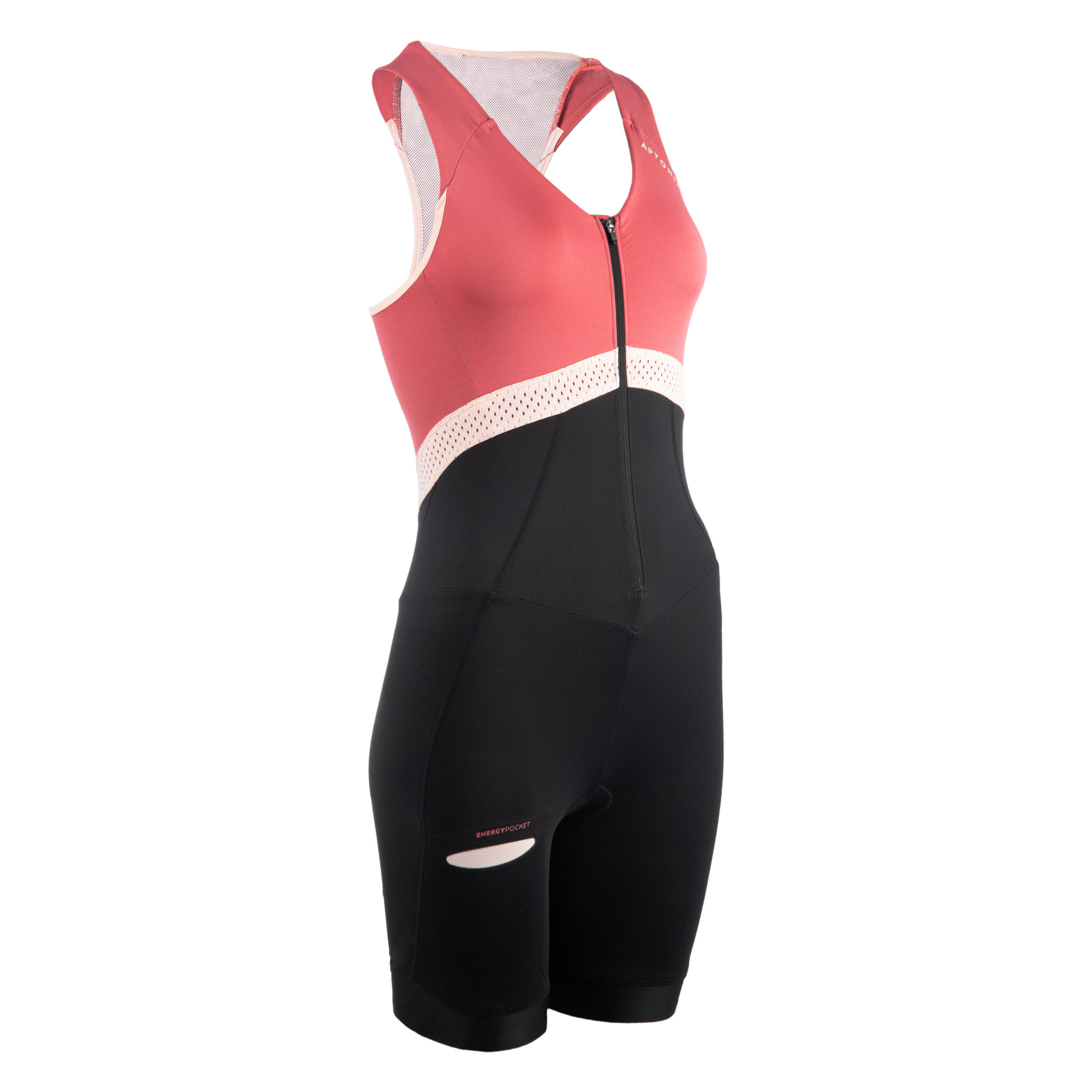 Trisuit voor korte afstanden dames frambozenroze
