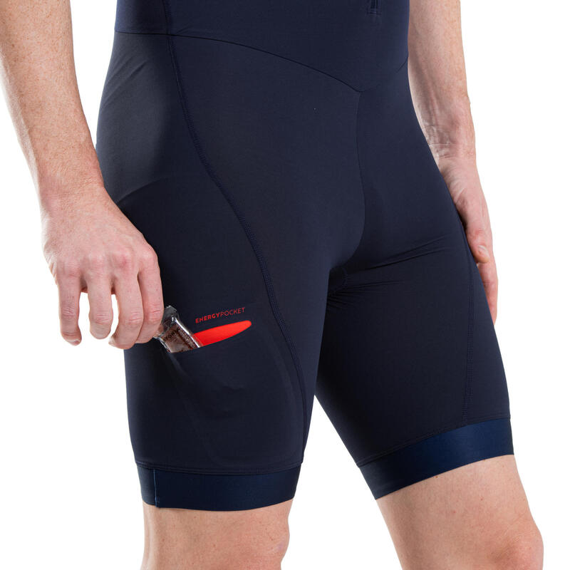 Triathlon Anzug Trifonction SD Herren Kurzdistanz navyblau/himmelblau