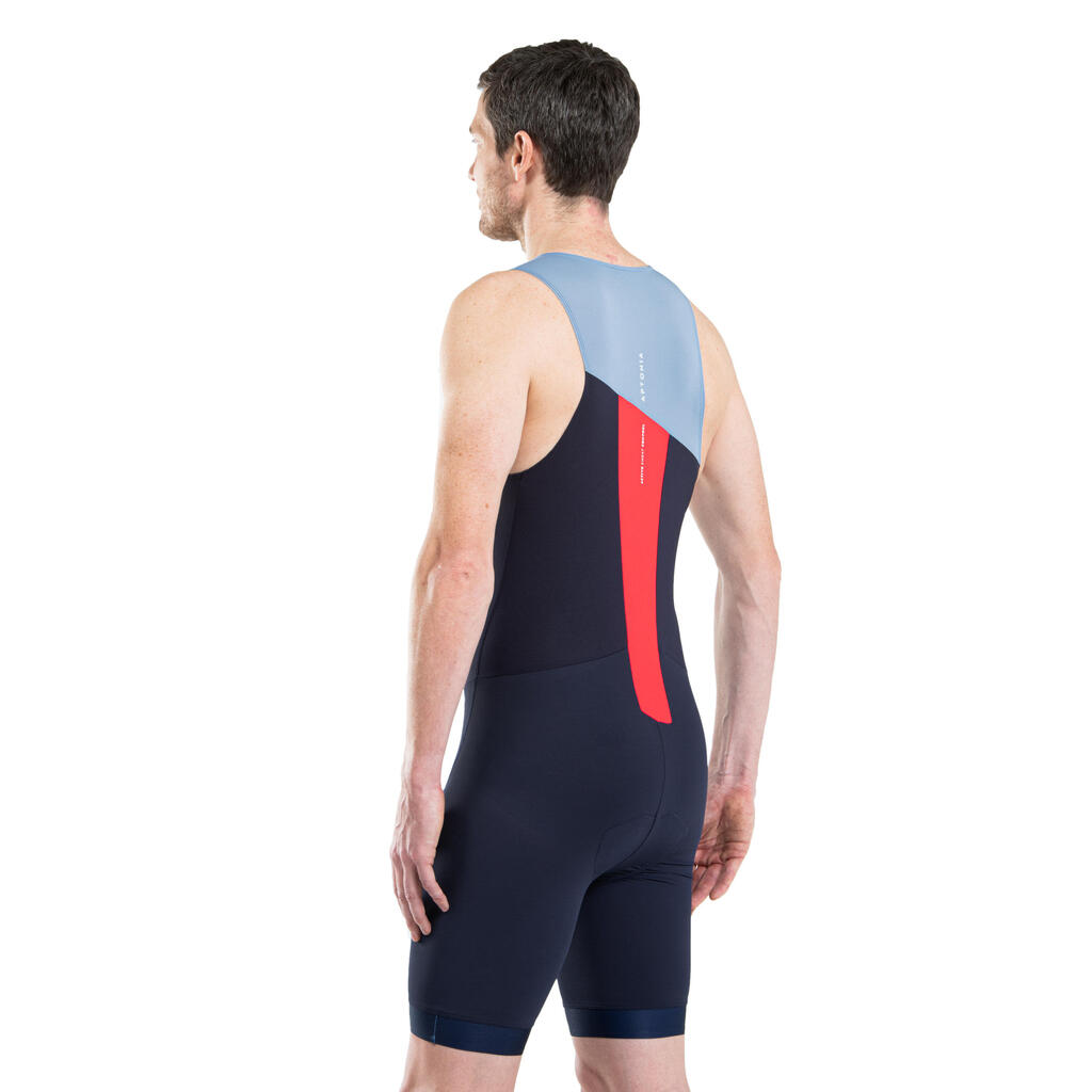 MEN'S SD SHORT-DISTANCE TRIATHLON TRISUIT - NAVY/LIGHT BLUE