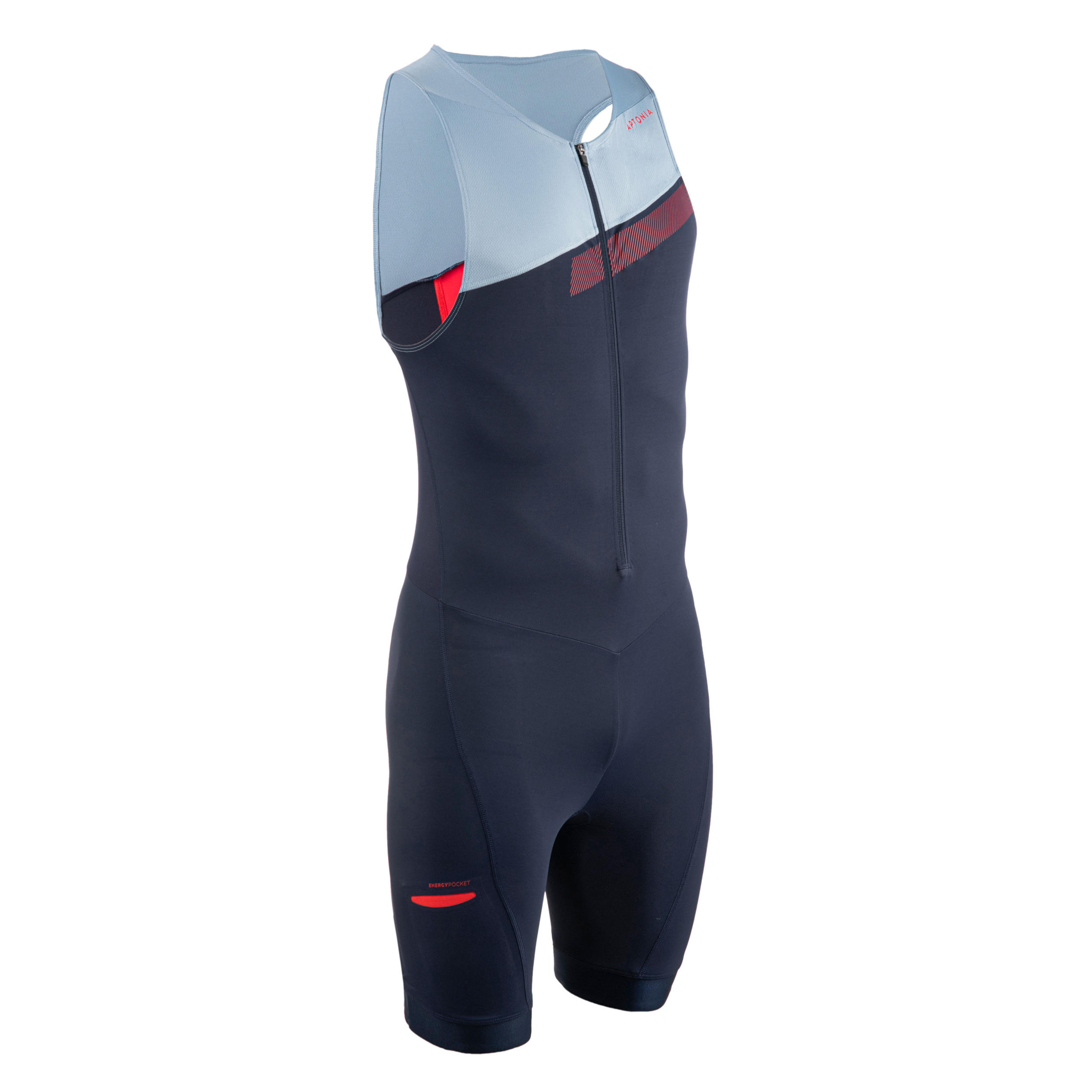 MEN'S SD SHORT-DISTANCE TRIATHLON TRISUIT - NAVY/LIGHT BLUE 1/7