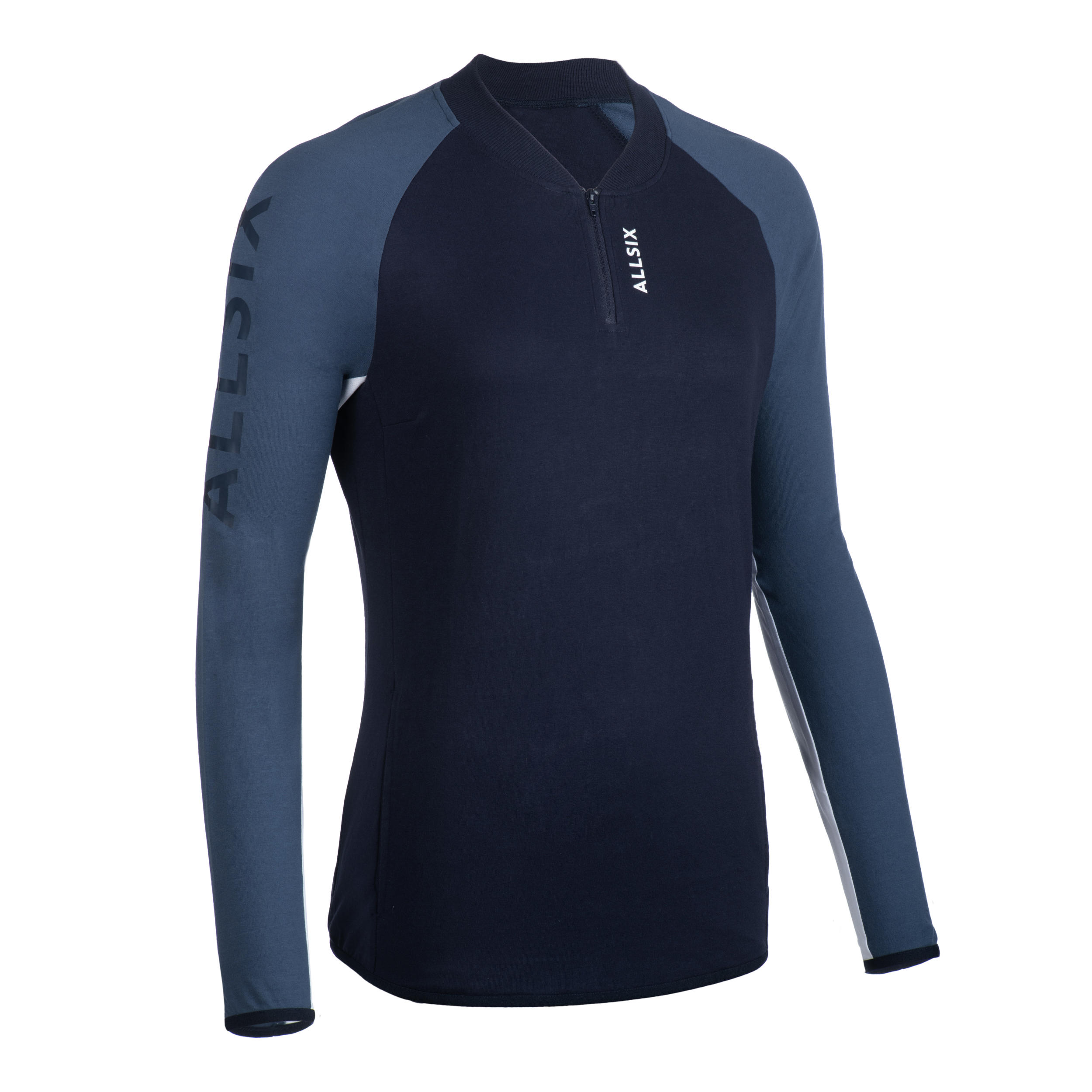 ALLSIX Volleybal sweatshirt dames donkerblauw/lichtblauw