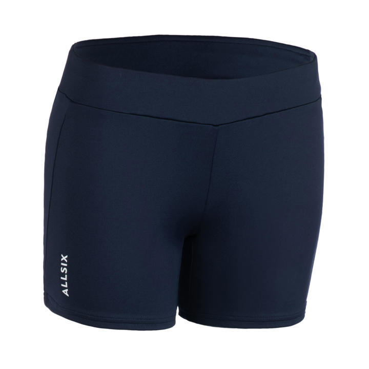 Short de volleyball femme VSH500 navy ALLSIX Decathlon