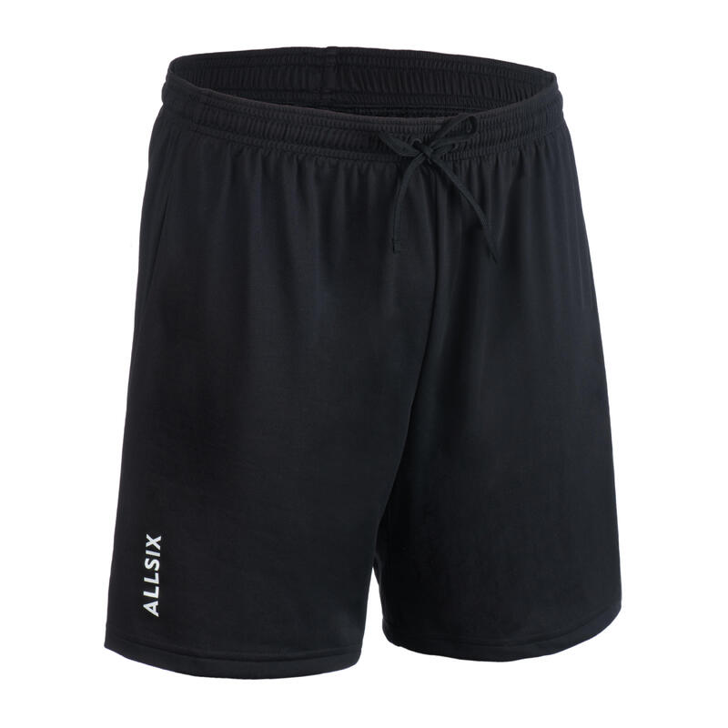 Pantalón Corto Voleibol Adulto Allsix VSH500 negro