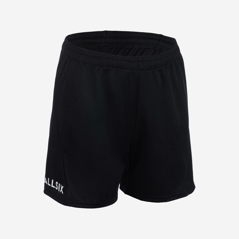 Pantalón corto de Voleibol Allsix V100 niños negro