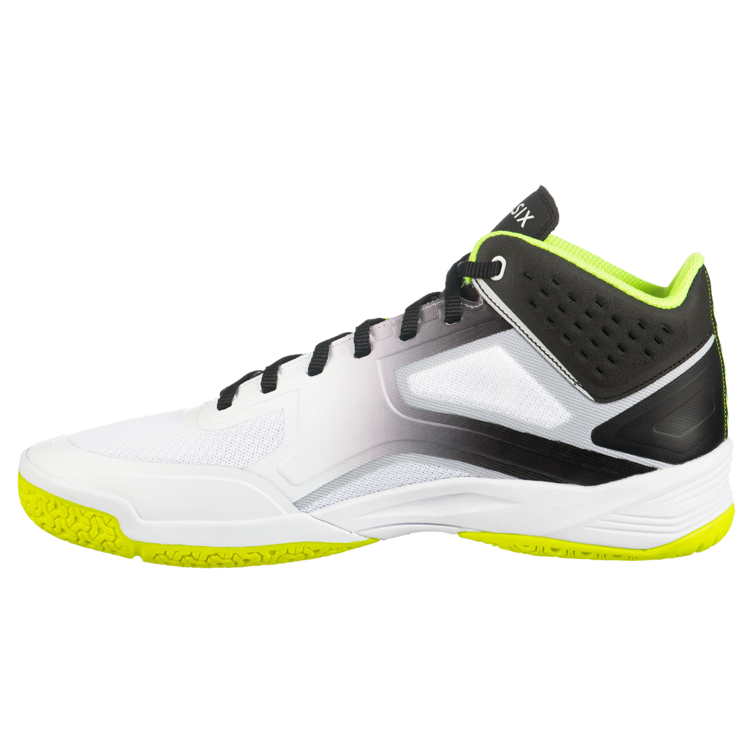 Men's Volleyball Mid Shoes V500 - White/Yellow/Black 2/8