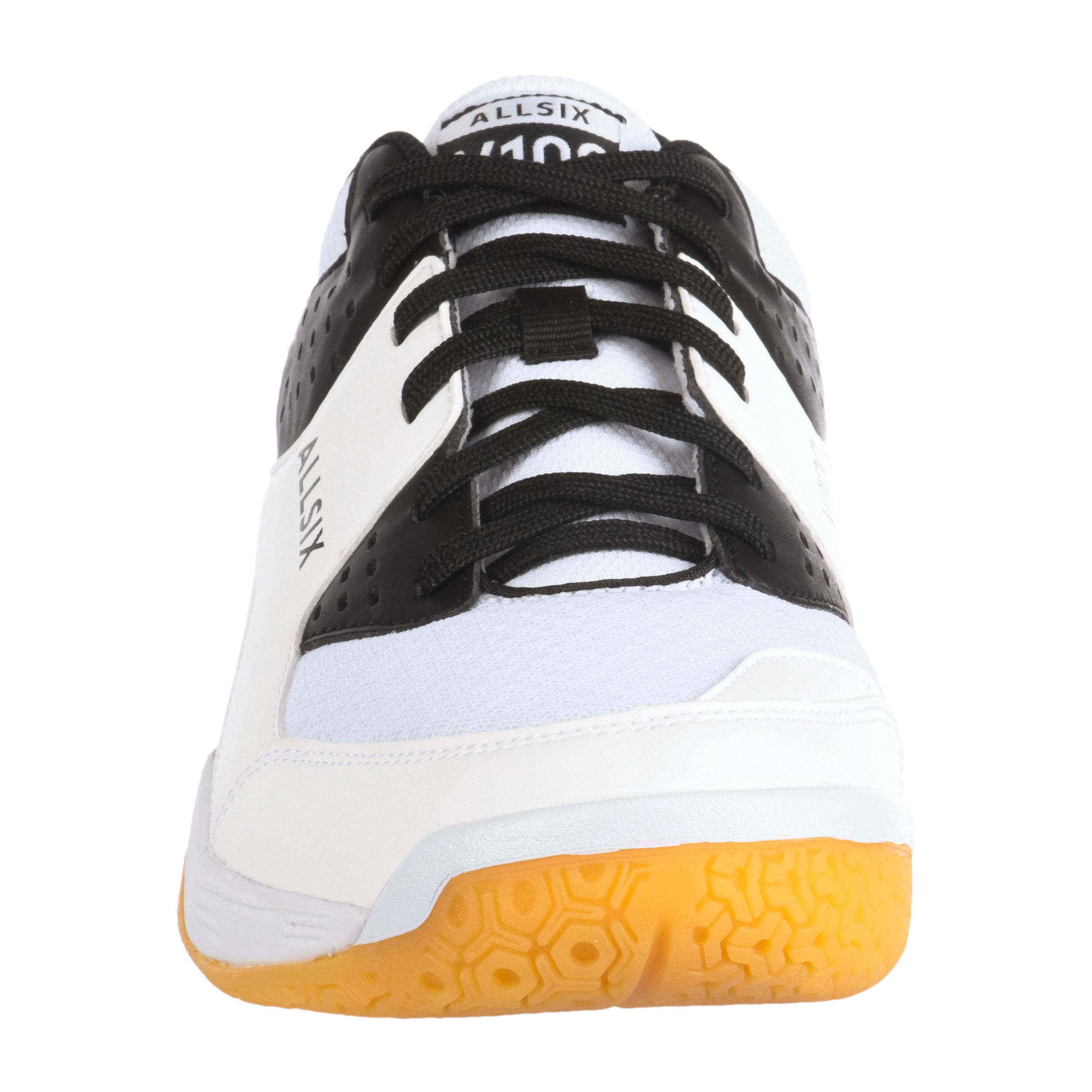 Men's Volleyball Shoes V100 - White/Black 7/11