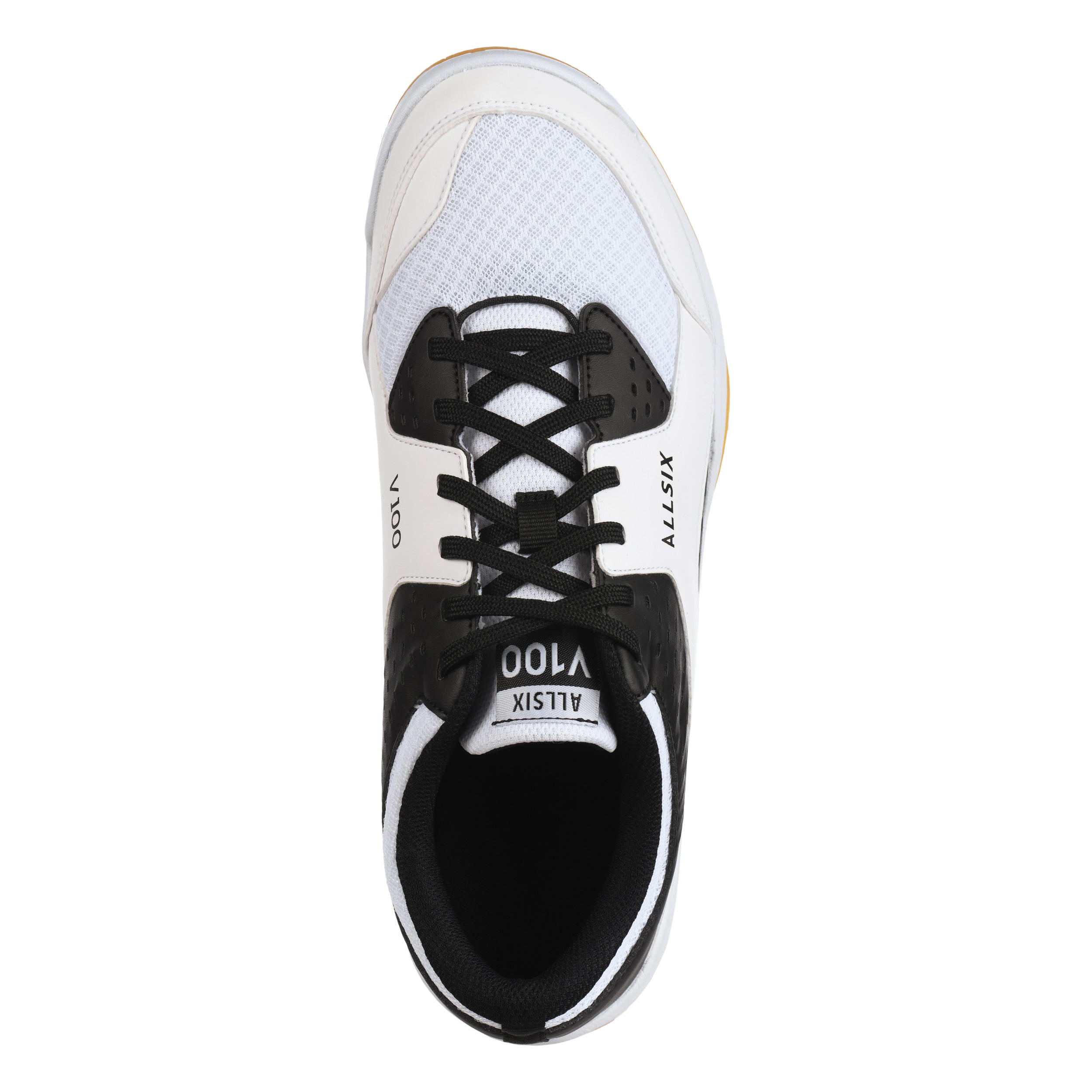 Men's Volleyball Shoes V100 - White/Black 4/11