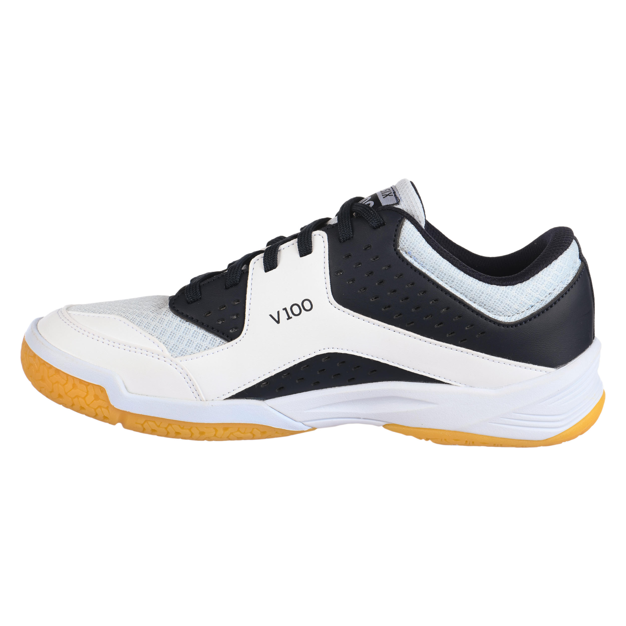 Women's Volleyball Shoes V100 - White/Blue/Grey 9/9