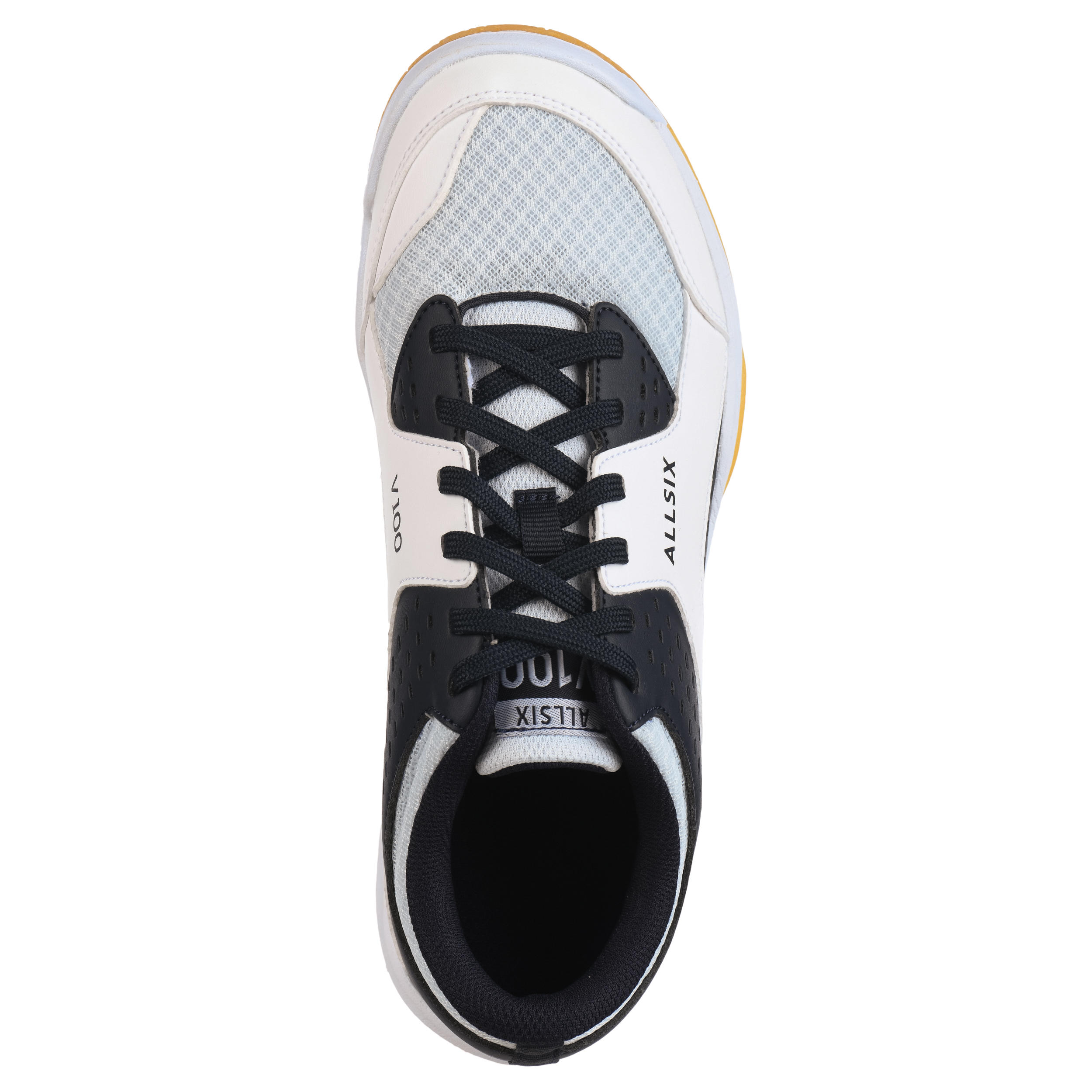 Women's Volleyball Shoes V100 - White/Blue/Grey 7/9