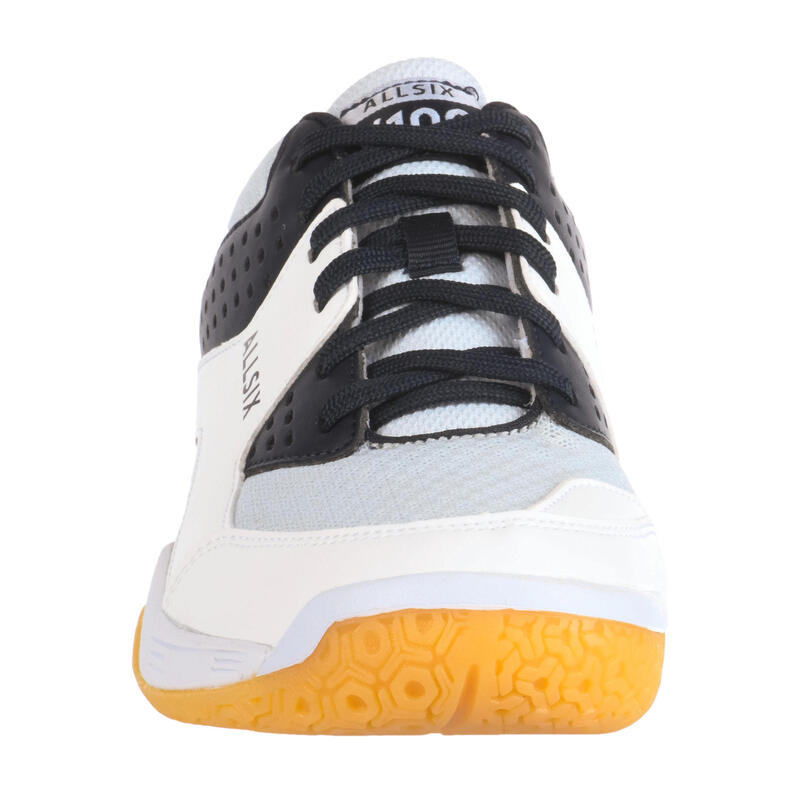 Dámské volejbalové boty V100 bílo-modro-šedé