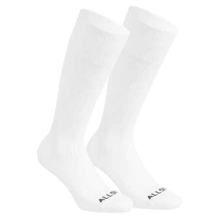 Visoke čarape za odbojku VSK500 bijele