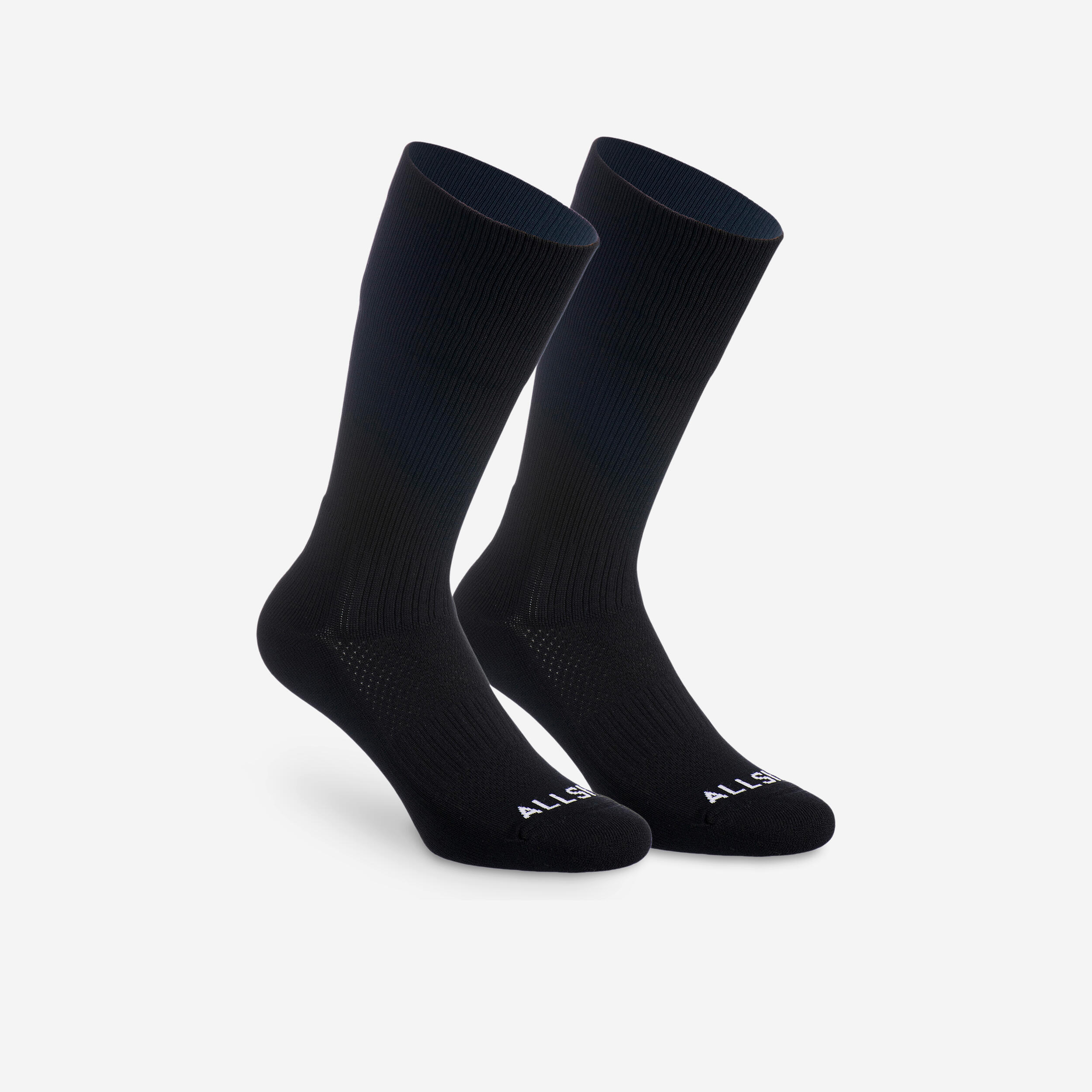 Mid Volleyball Socks VSK500 - Black 1/6