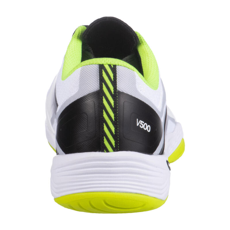 Men's Volleyball Shoes V500 - White/Yellow/Grey