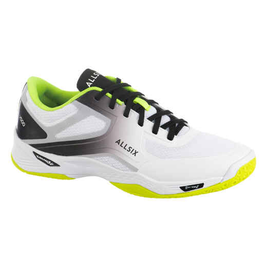 
      Men's Volleyball Shoes V500 - White/Yellow/Grey
  