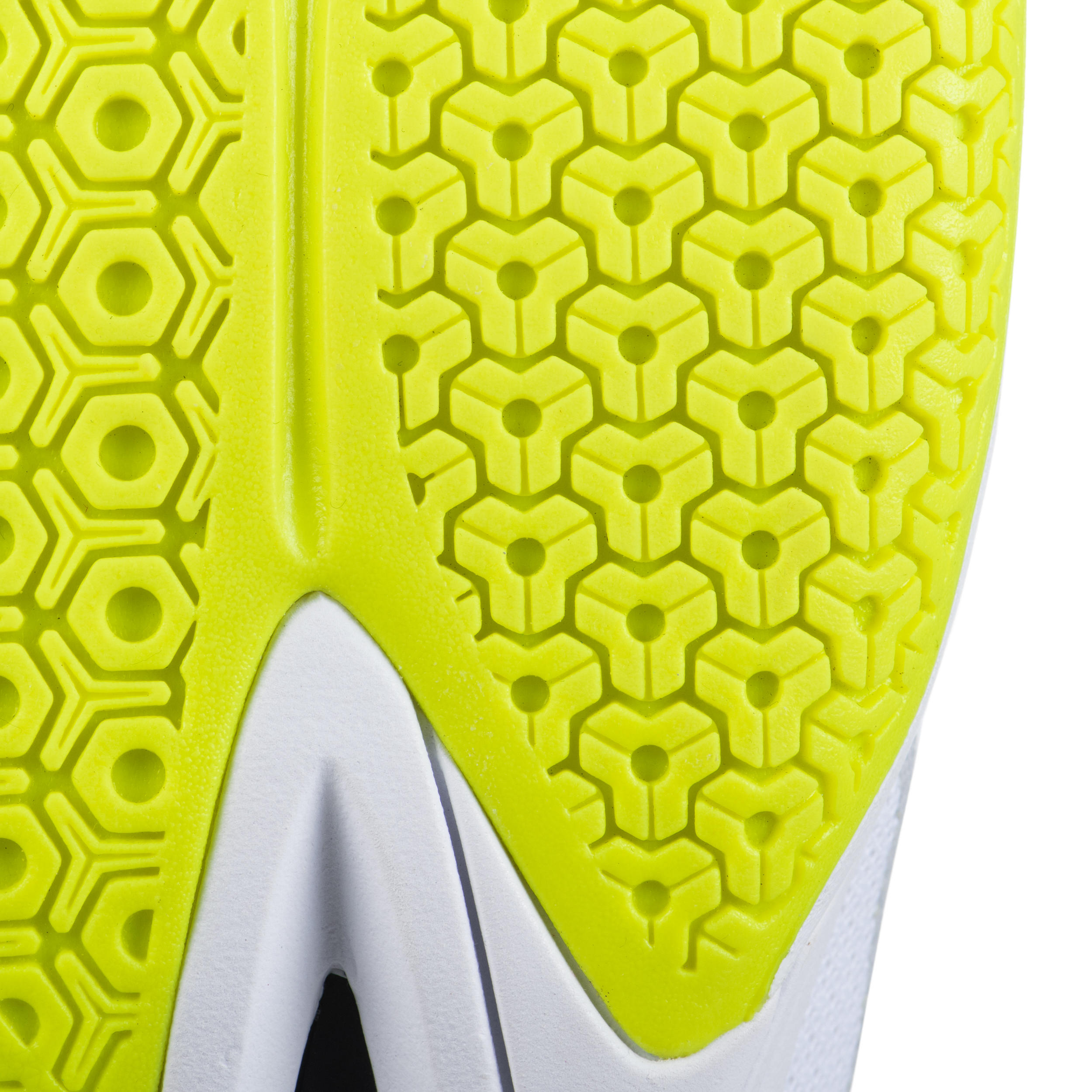 Scarpe pallavolo uomo 500 blu-giallo-grigio 4/8