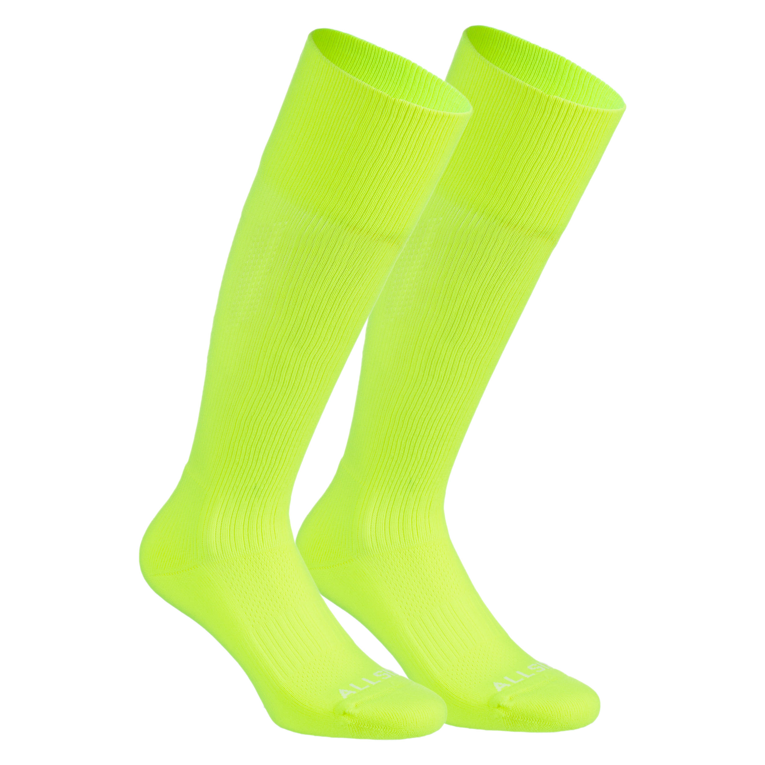 High Volleyball Socks VSK500 - Yellow 1/6