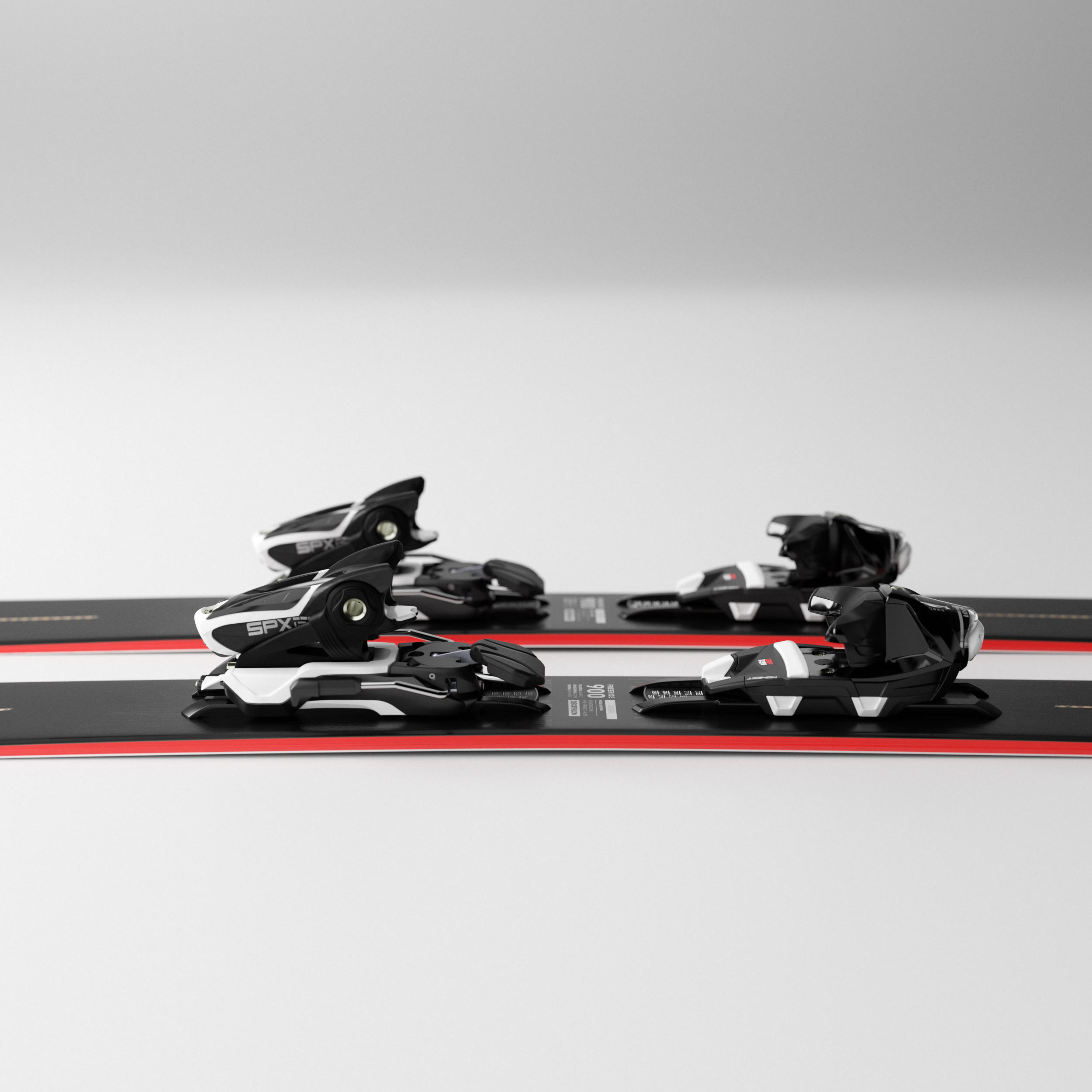 Freeride skis - Pow Chaser 115 + Look SPX 12 Konect GW bindings 4/16