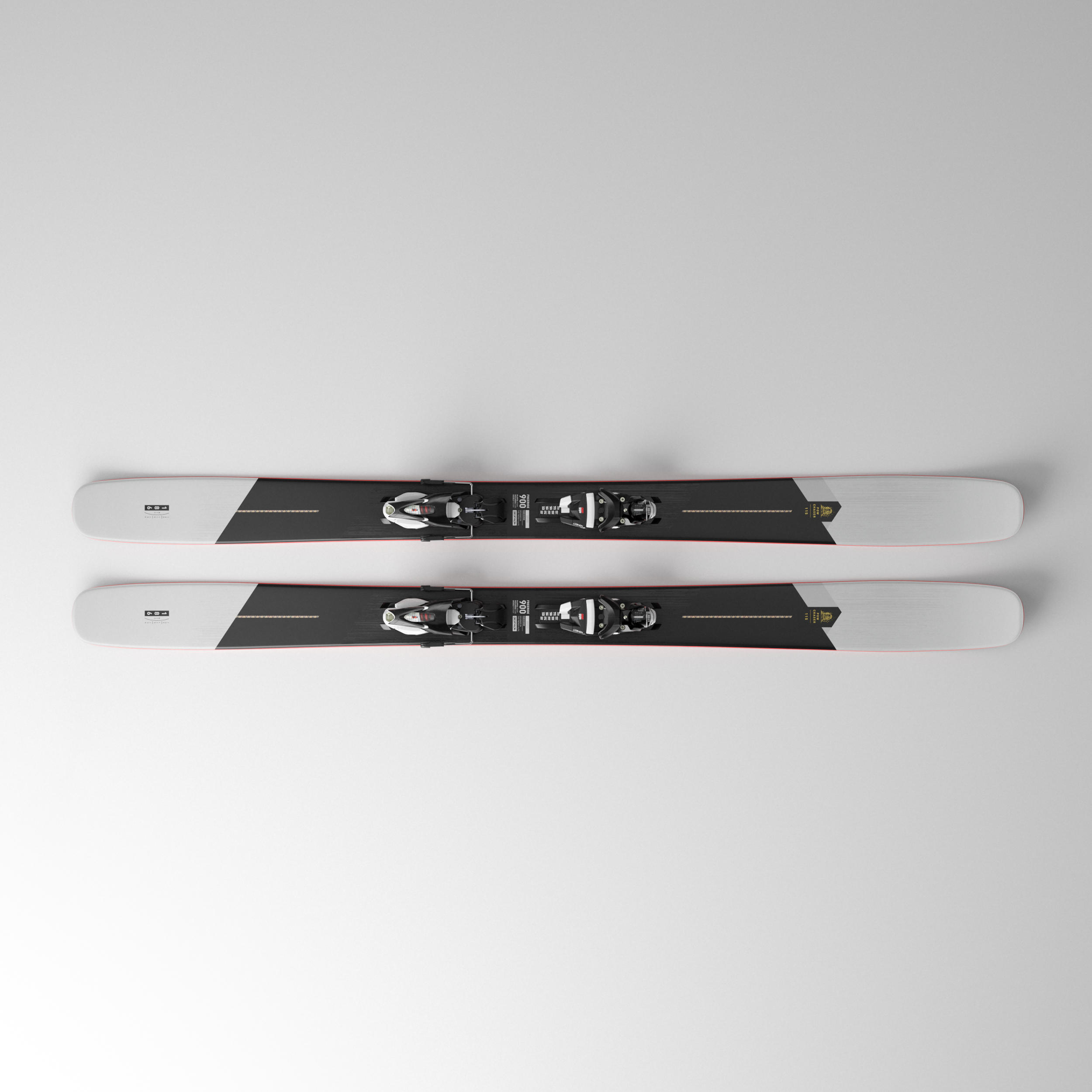 WEDZE Lyže Pow Chaser 115 s viazaním Look SPX 12 Konect GW 186 cm · záber 7