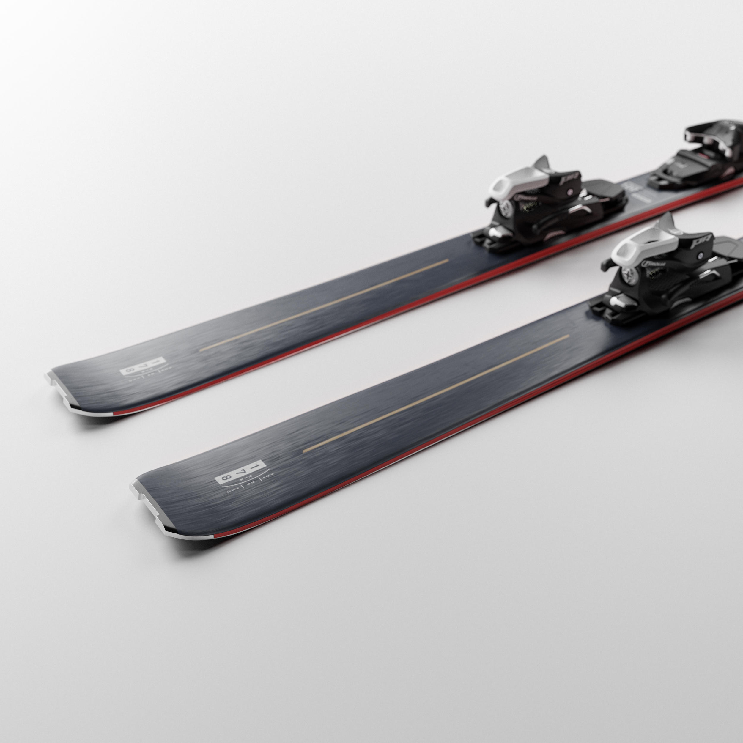 Ensemble de skis hors-piste - FR 100 gris - WEDZE