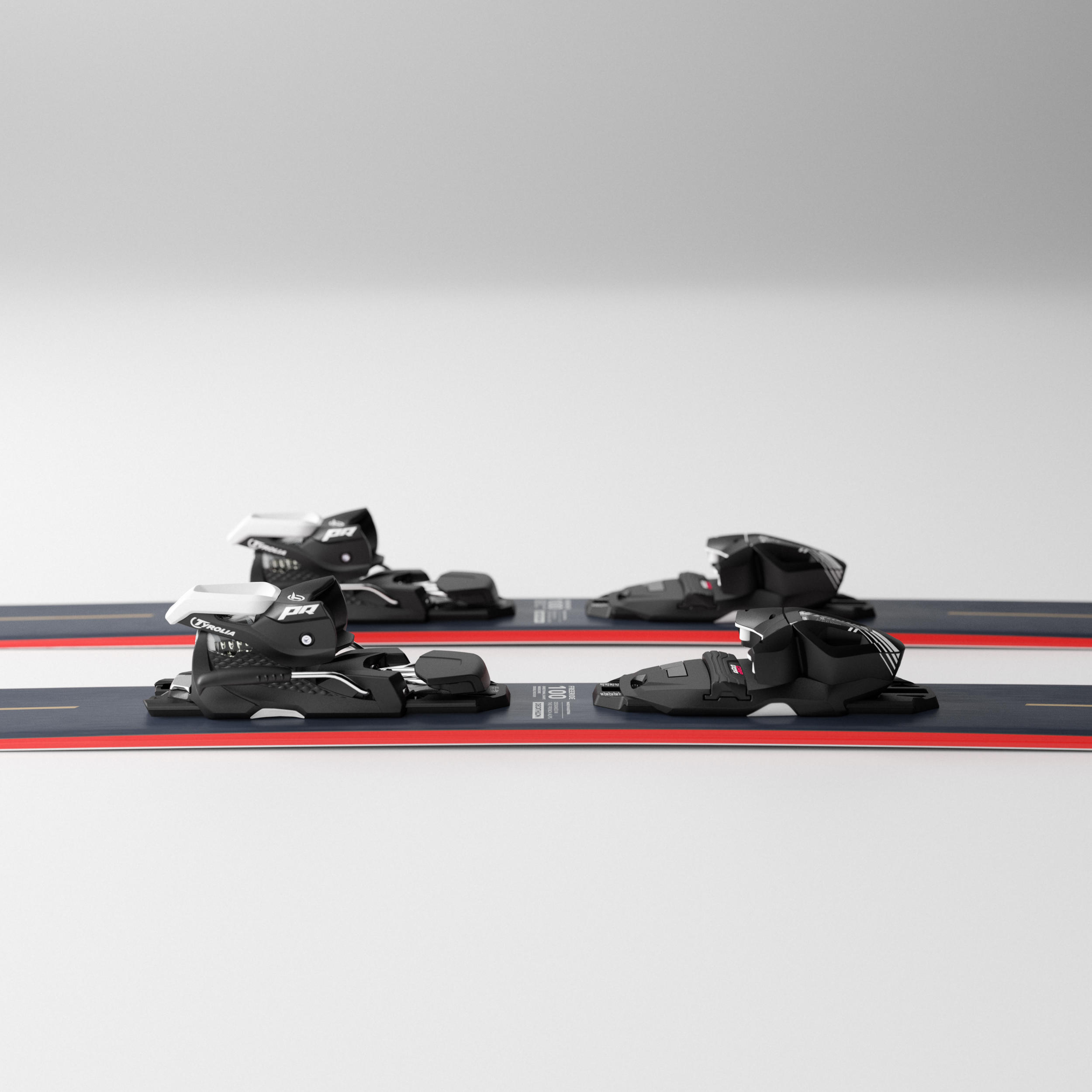 Freeride Rookie FR 100 Skis & Tyrolia PR11 GW Bindings - WEDZE