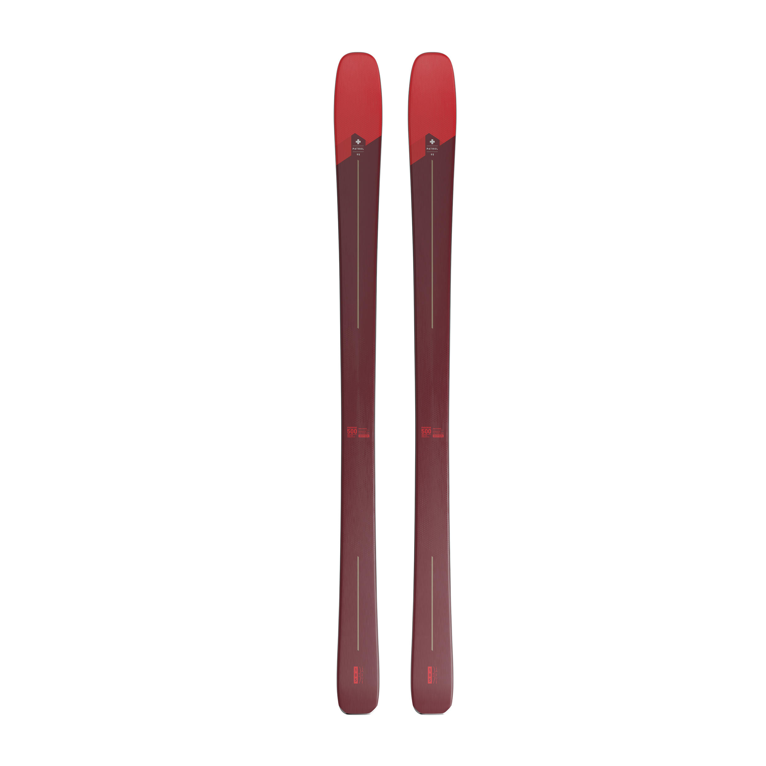 Ski Wedze Patrol 95 Ti – 165 Cm, Occasion Bon état, Ski Alpin Polyvalent