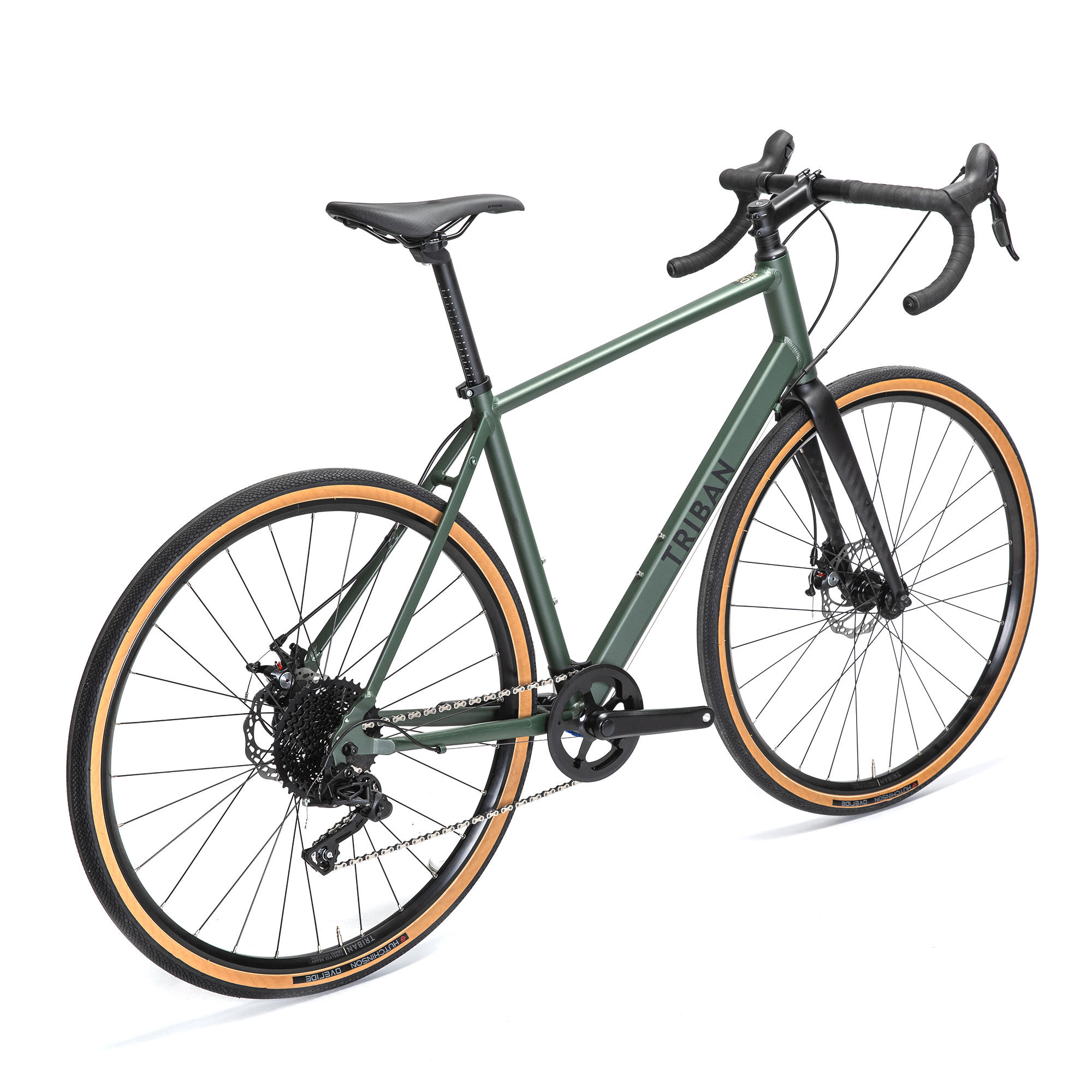 Rennrad Gravelbike Triban GRVL 120 Herren 1/17