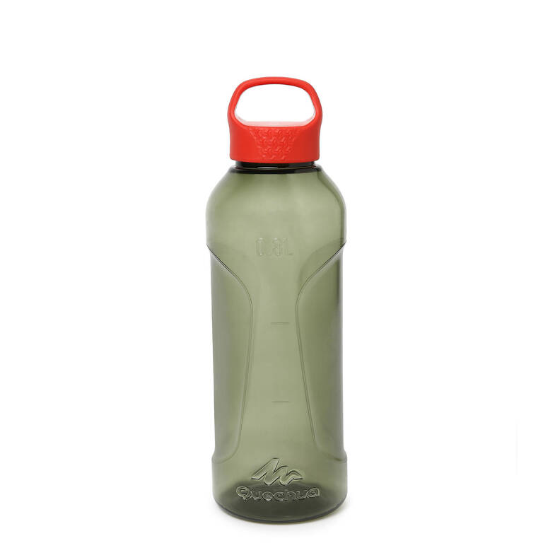 Bottle 0.8 L Tritan Screw Top Hiking Flask : Black/Red
