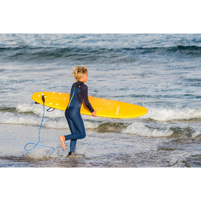 Surfwetsuit voor kinderen 3/2 blauw/zwart