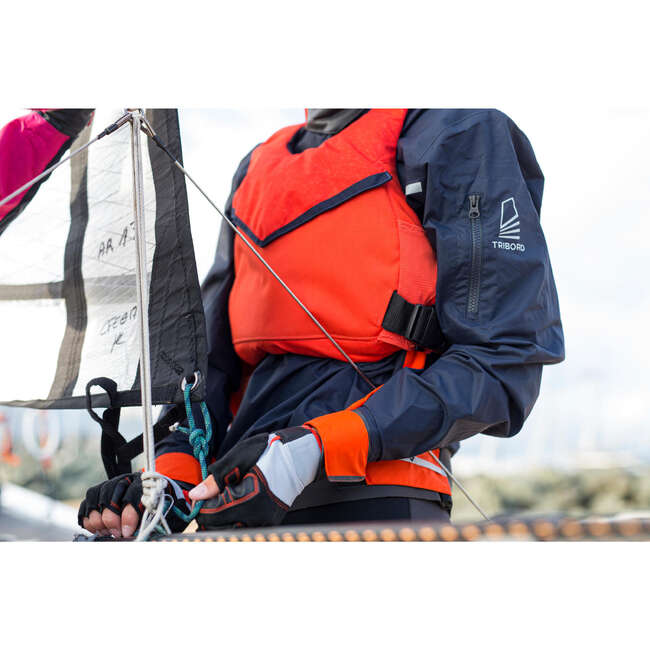 TRIBORD Men's Sailing Windproof Smock Dinghy 500 Grey/Black...