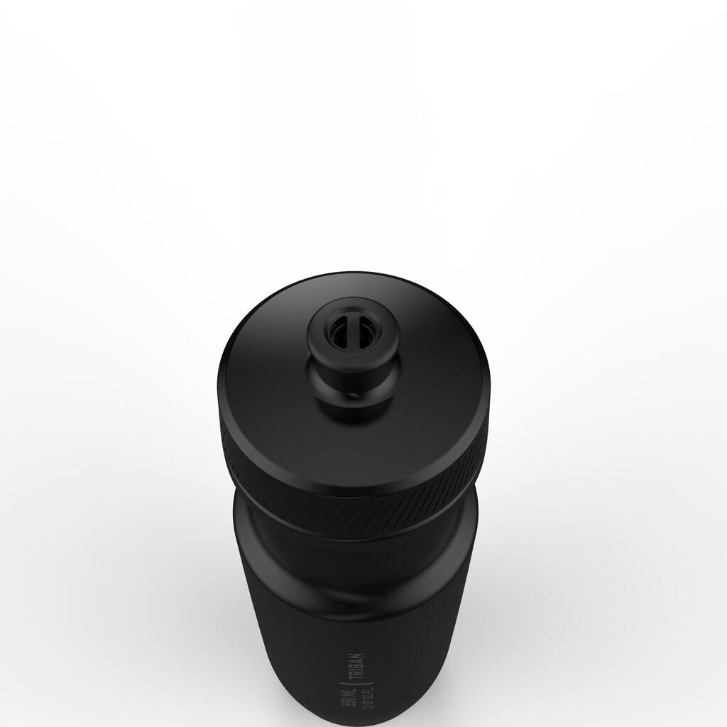 Riteņbraukšanas ūdens pudele “SoftFlow”, 650 ml, izmērs M, melna