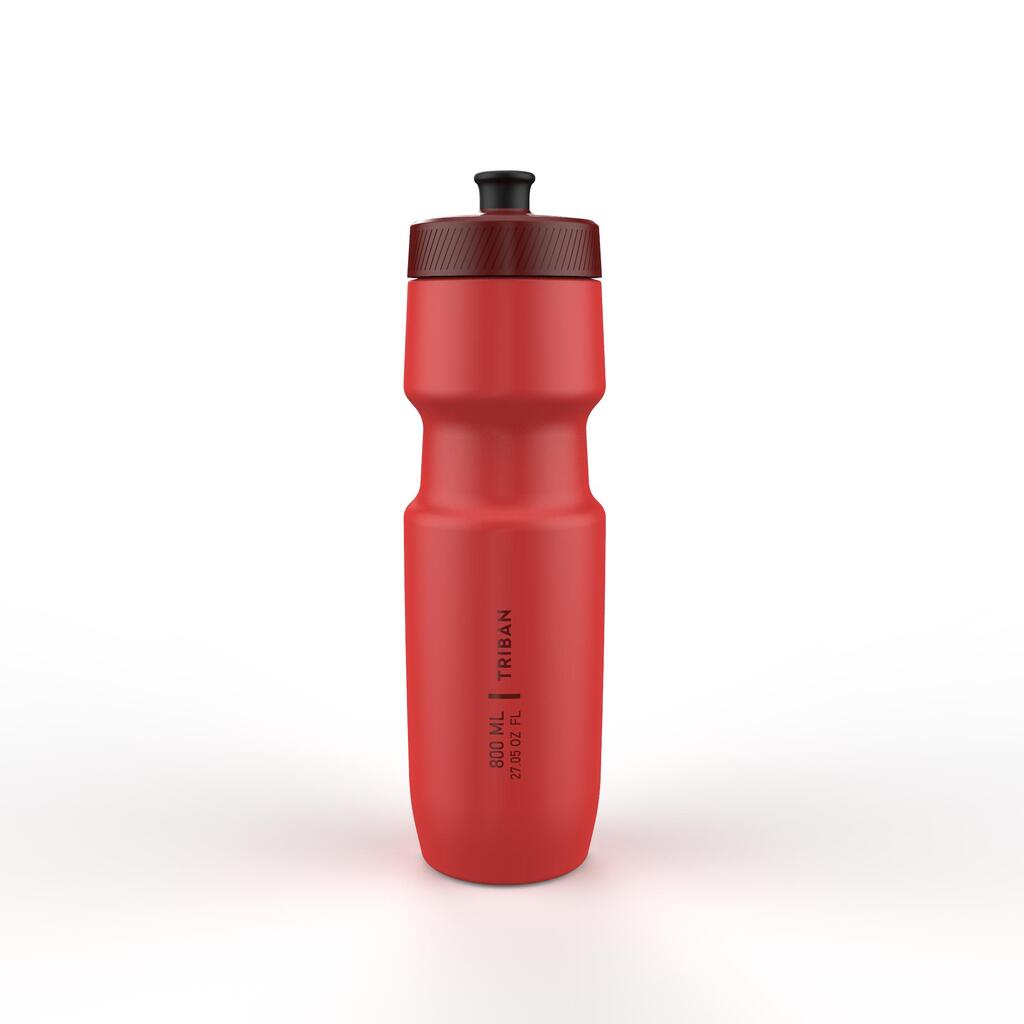 800 ml l cycling water bottle softflow - red