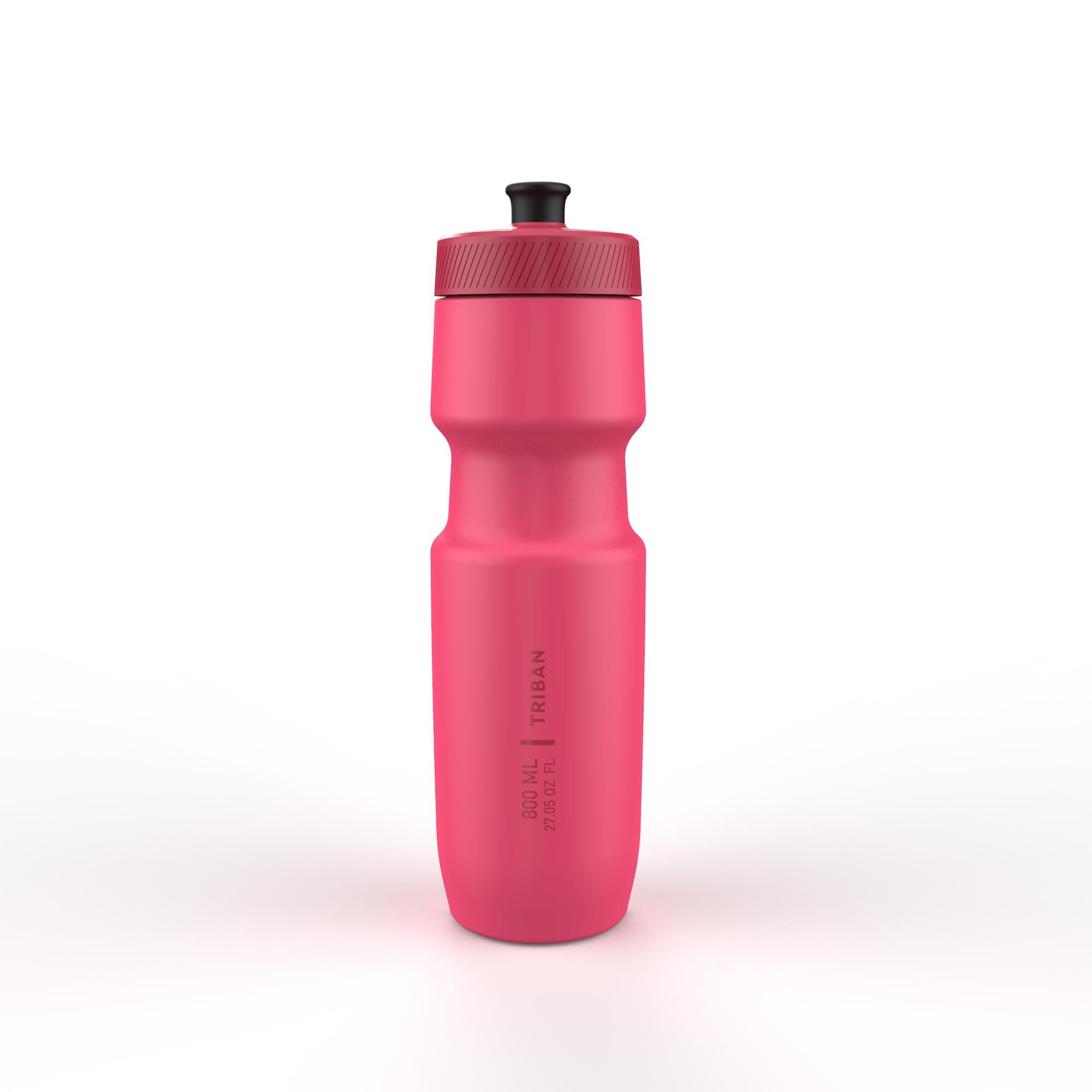 DECATHLON 800 ml L Cycling Water Bottle SoftFlow - Pink