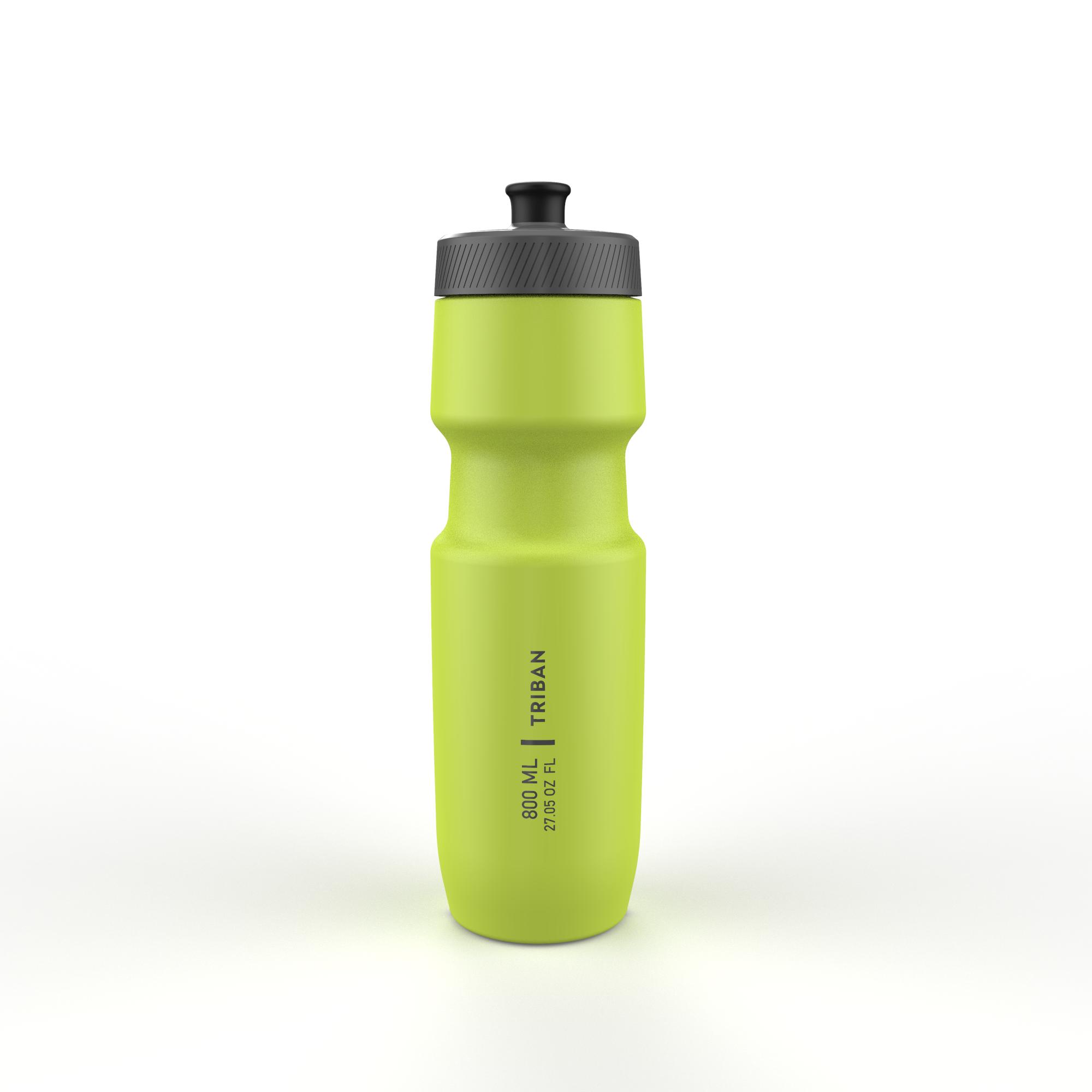TRIBAN 800 ml L Cycling Water Bottle SoftFlow - Yellow