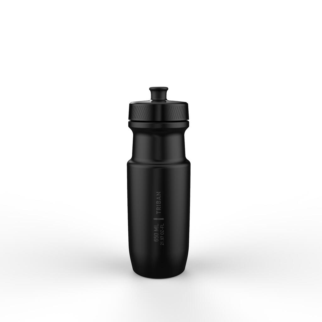 Riteņbraukšanas ūdens pudele “SoftFlow”, 650 ml, izmērs M, melna