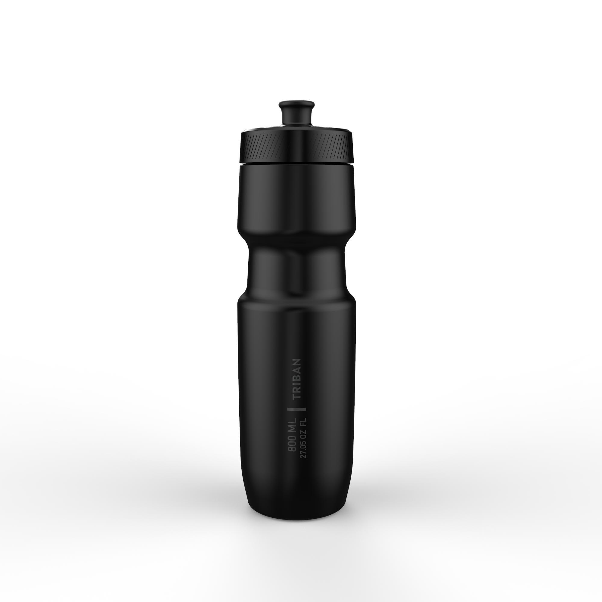 TRIBAN 800 ml L Cycling Water Bottle SoftFlow - Black