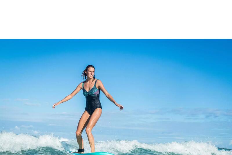 Kostium kąpielowy jednoczęściowy surfingowy damski Olaian Doli Jiu