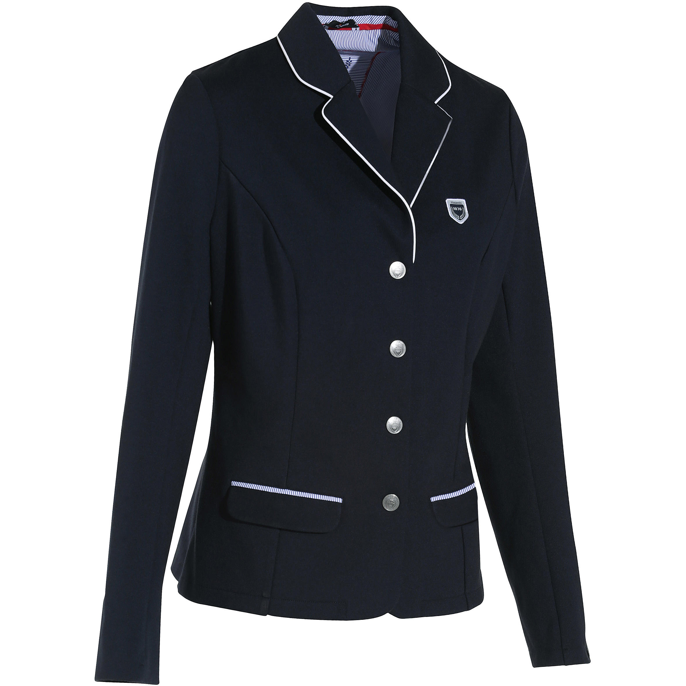 Fouganza Wedstrijdjasje Voor Dames Ruitersport Comp 100 Marineblauw fouganza kopen in de aanbieding Fouganza Wedstrijdjasje Voor Dames Ruitersport Comp 100 Marineblauw fouganza kopen in de aanbieding