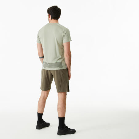 חולצת טי לאימוני קרוספיט - חאקי