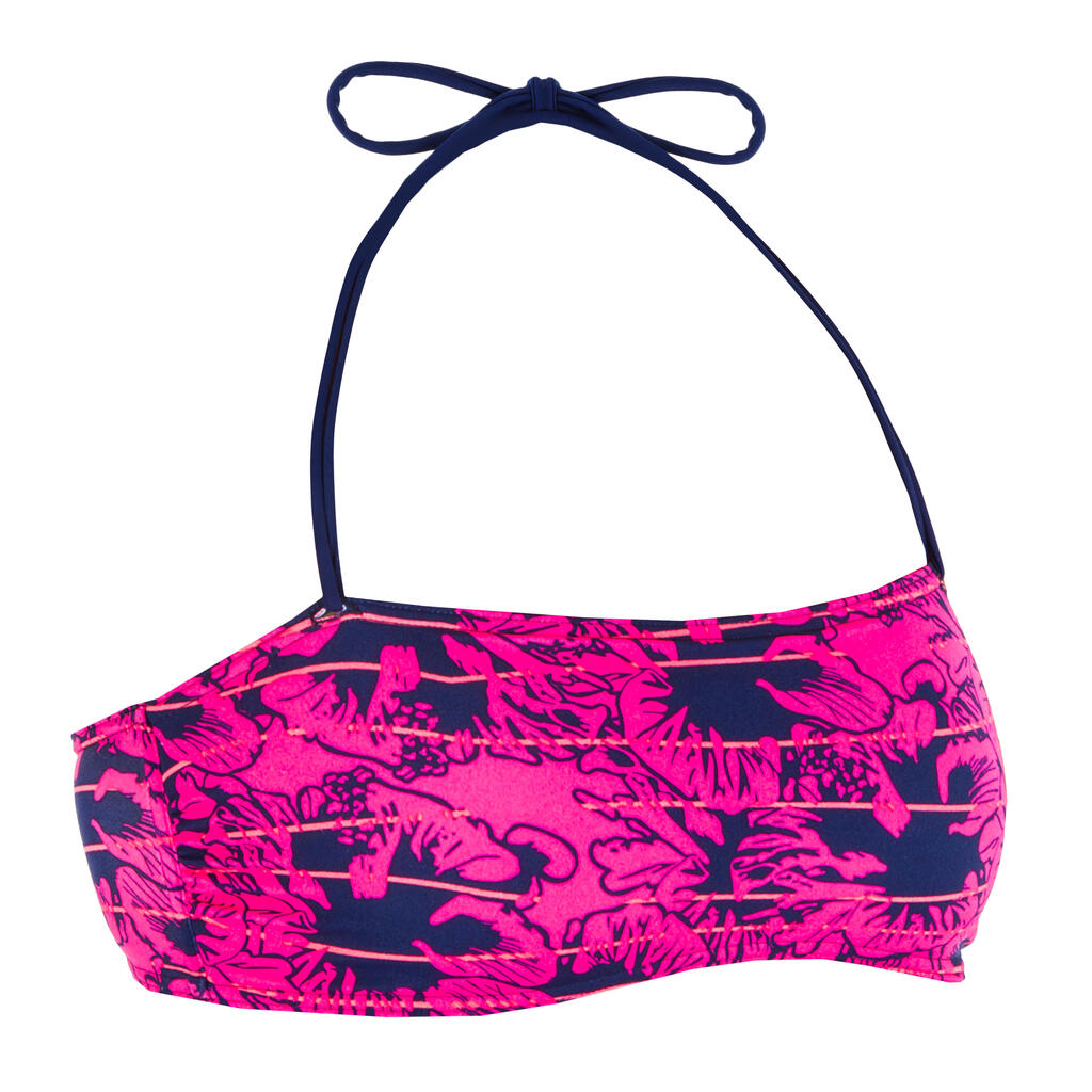 Bikini-Oberteil Bandeau Lori Selva violett