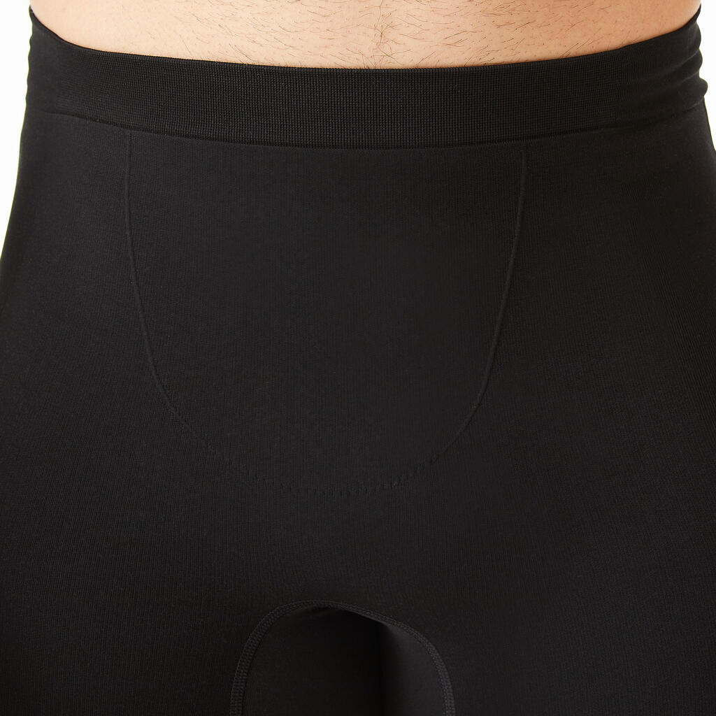 LEGGINGS CROSSTRAINING HOMME NOIR/KAKI