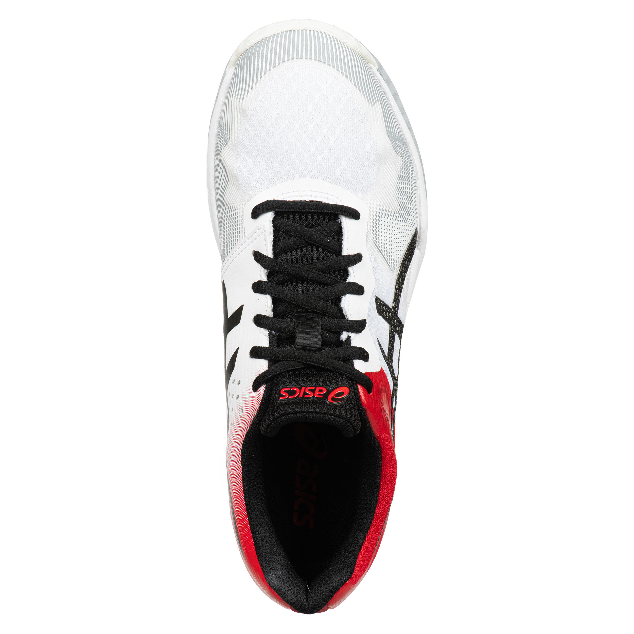 Men's Badminton and Indoor Sports Shoes Gel Tactic - White/Red 3/6