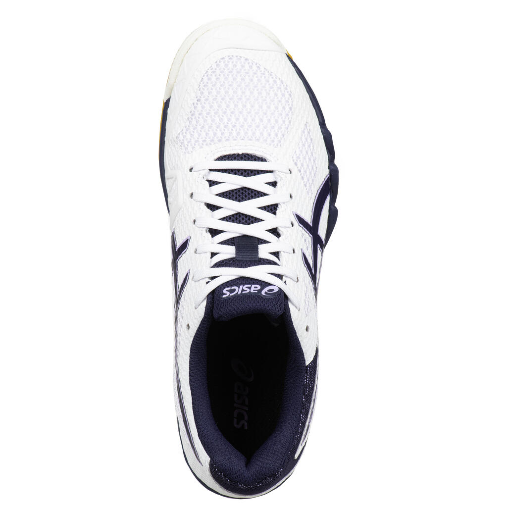 Badmintonschuhe Hallenschuhe Damen Gel Blade 7 weiss-marineblau