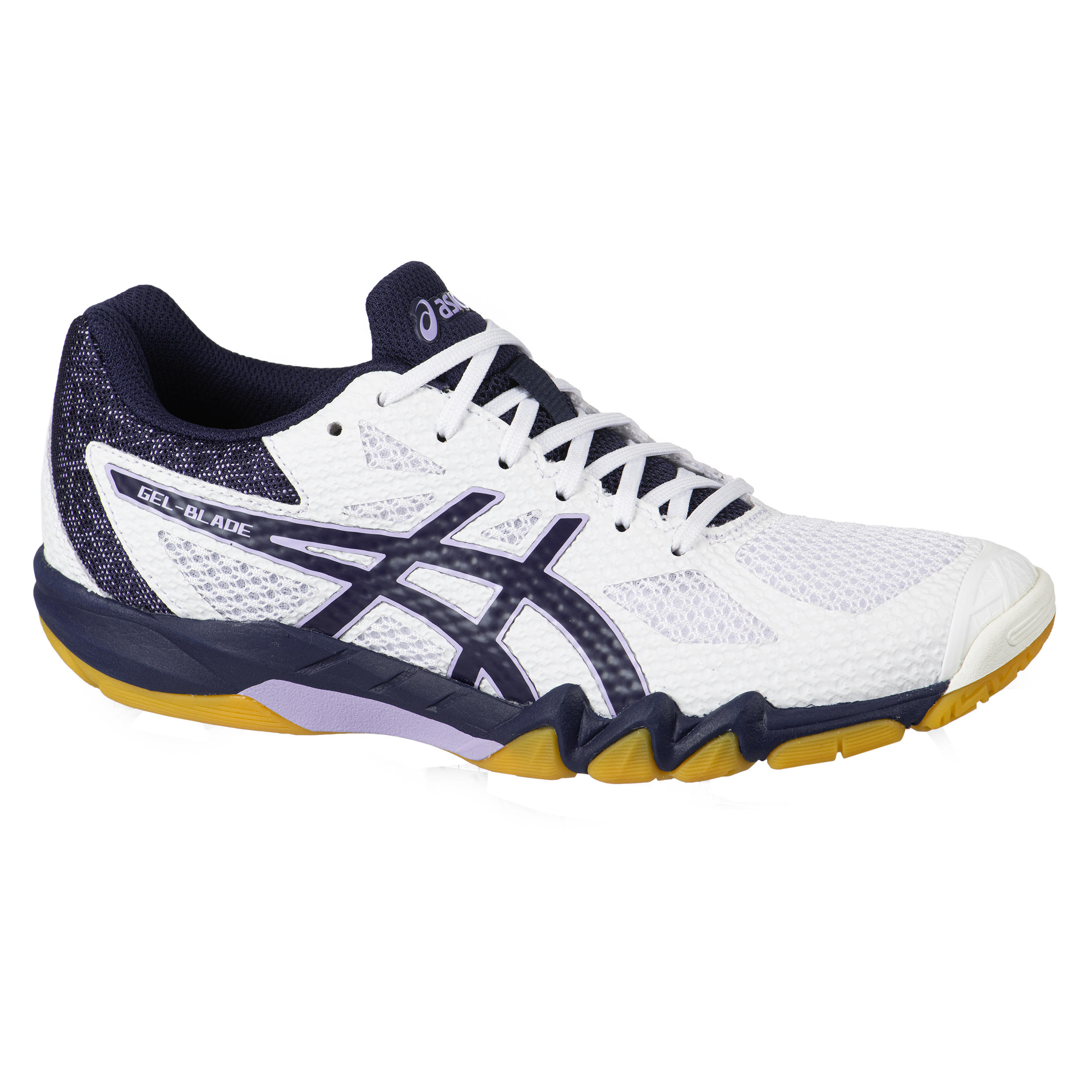 Badminton and Indoor Sports Shoes Gel Blade 7 - White/Navy 1/6