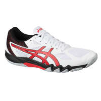Badminton - Gel Blade 7 Branco Vermelho ASICS - Calçado de Badminton