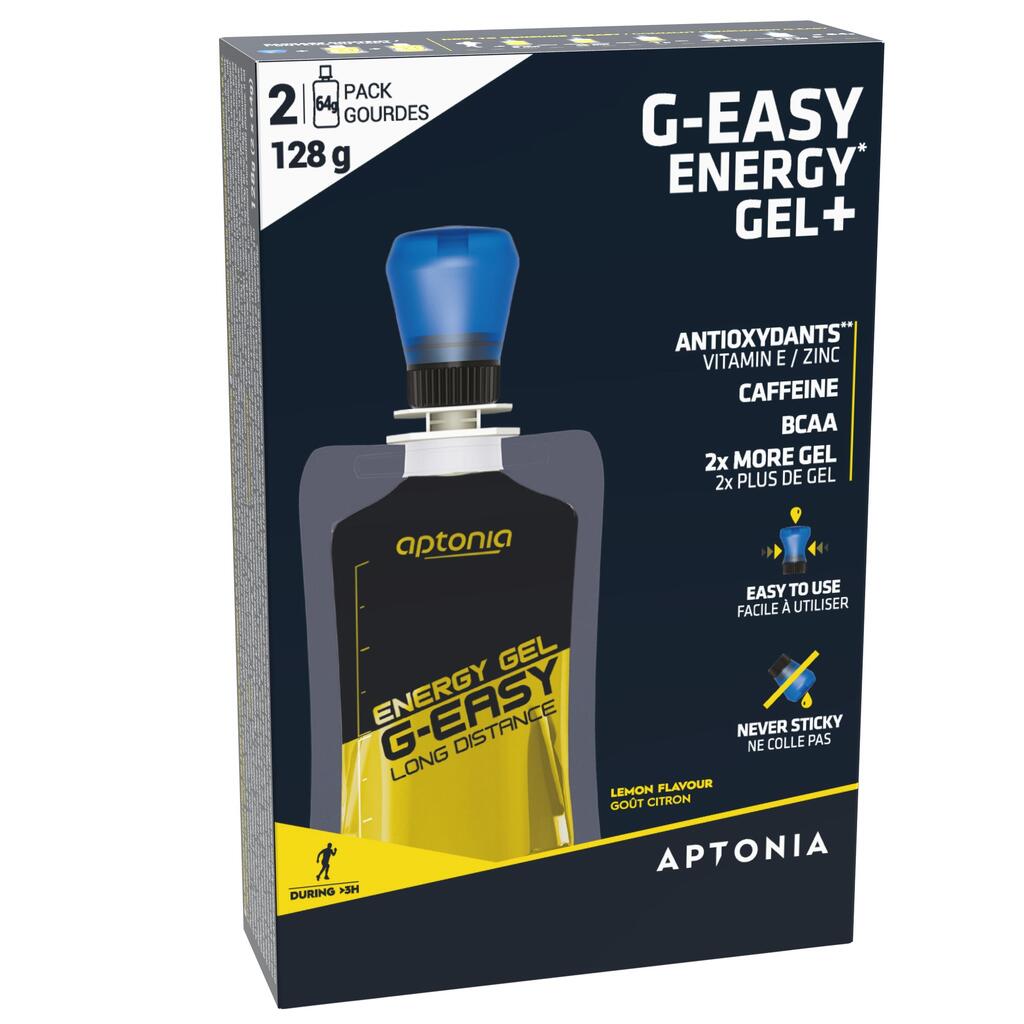 G-easy long distance energy gel 2x64 g - lemon