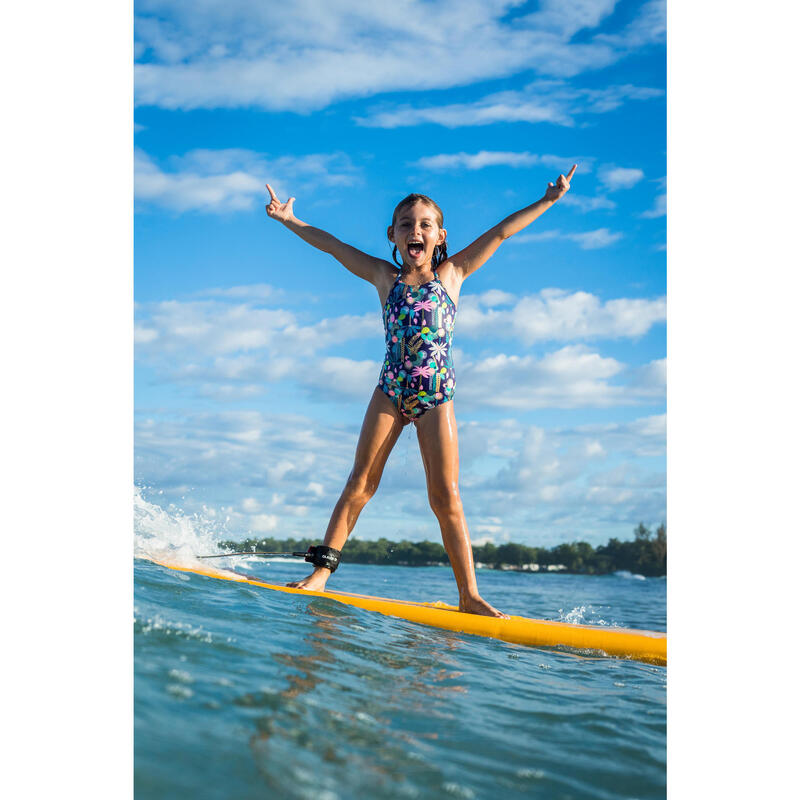 Pěnový surf 100 6'8" s leashem a 3 ploutvičkami