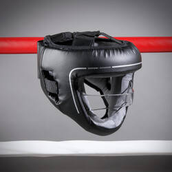 Adult Boxing Helmet with Built-in Face Protection