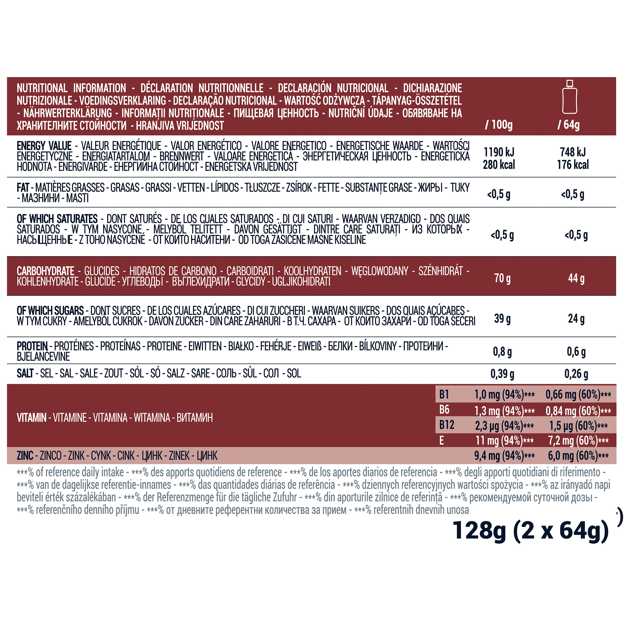G-EASY LONG-DISTANCE ENERGY GEL 2X64 G - COLA 2/5