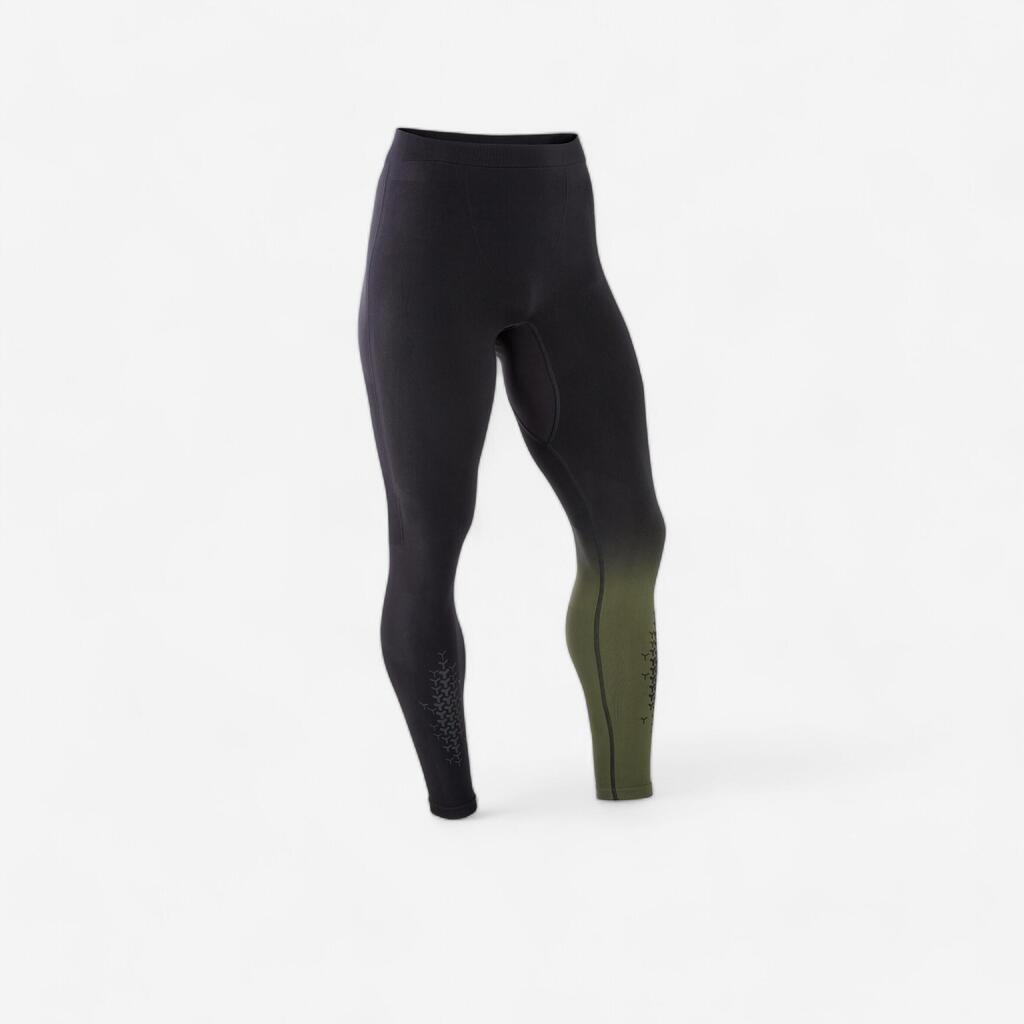 Men's Cross Training Leggings - Black/Khaki